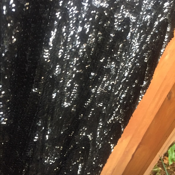 Vintage Swee Lo 1980’s Black Sequin Dress Sequined - Picture 6 of 12